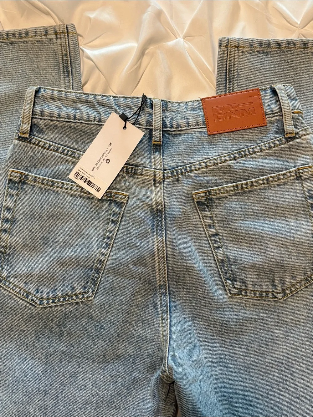 Princess Polly Holland High Rise Straight Leg Denim Jeans Size 4T NWT